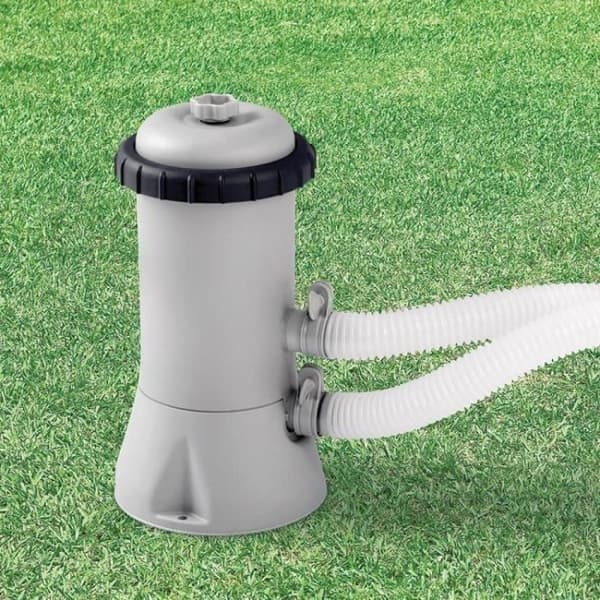 Kit för ovanmarkspool INTEX - Baltik - 366 x 99 cm - Rund (Levereras med pump och stege) - 26748FR