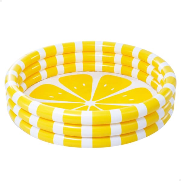 Oppustelig Pool til Børn Intex Citron 147 x 33 x 147 cm Gul (6 enheder)