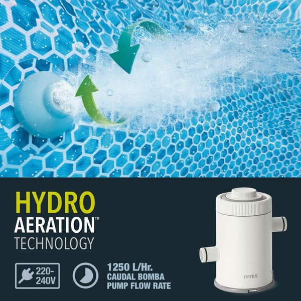 Rensesystem til swimmingpool Intex 1250 l/h 4 enheder
