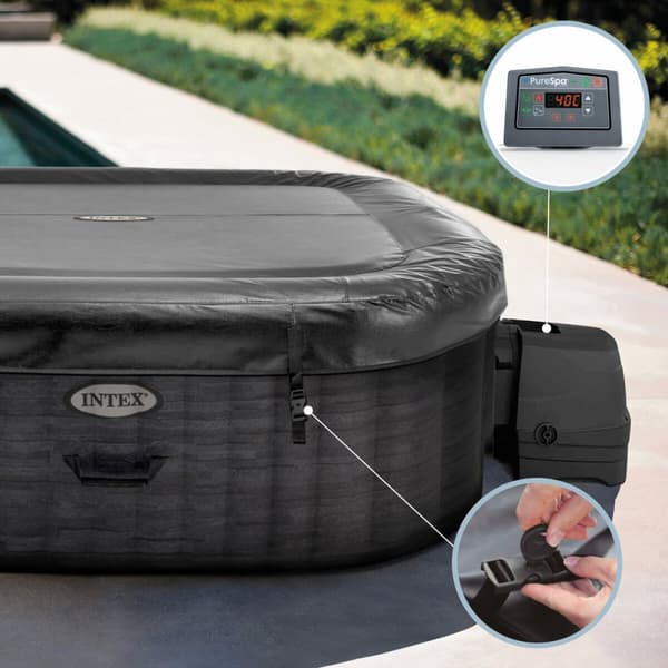 Uppblåsbart spa Intex 4 personer 795 L
