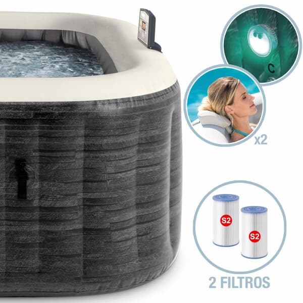 Uppblåsbart spa Intex 4 personer 795 L