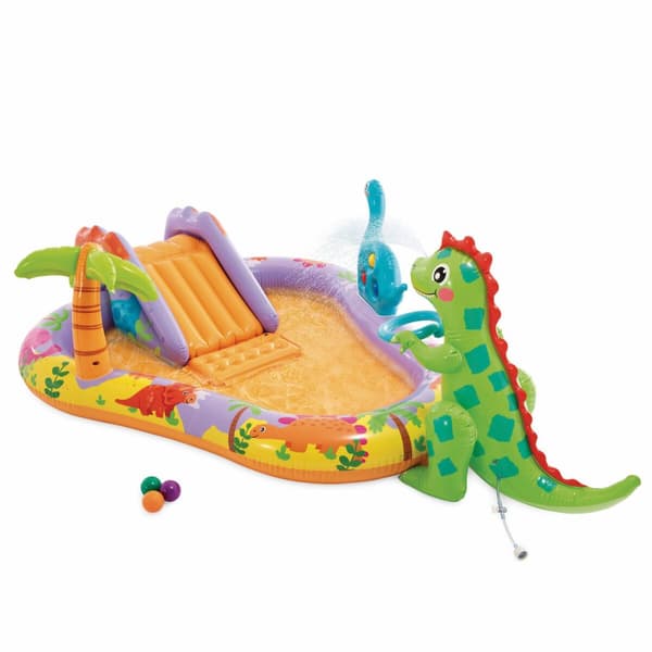 Oppblåsbart plaskebasseng for barn Intex 201 x 69 x 157 cm (3 enheter)