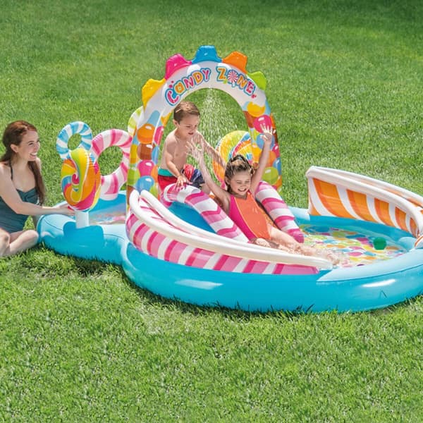Puhallettava lasten kahluuallas Intex 295 x 130 x 191 cm (2 osaa)