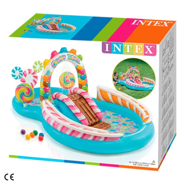 Puhallettava lasten kahluuallas Intex 295 x 130 x 191 cm (2 osaa)