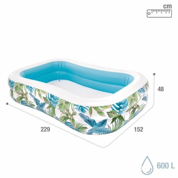 Puhallettava allas Intex 600 L 229 x 48 x 152 cm (3 osaa)