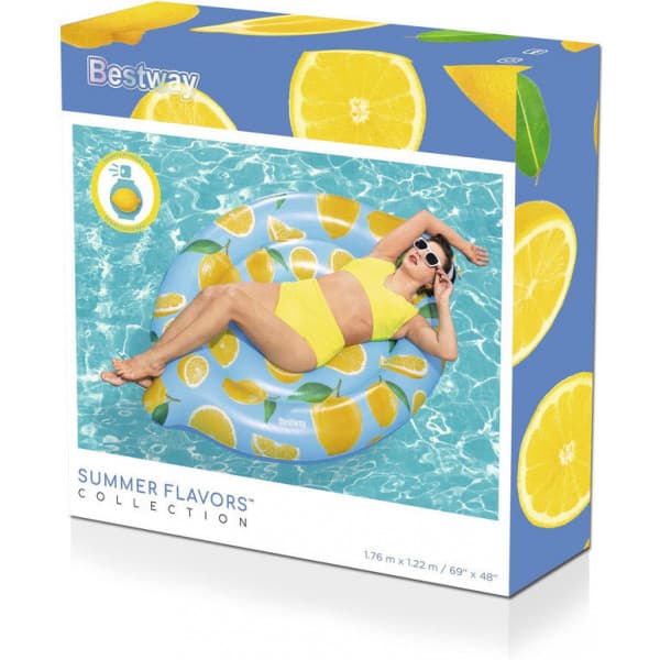 Bestway Citron - luftmadras, 176 x 122 cm