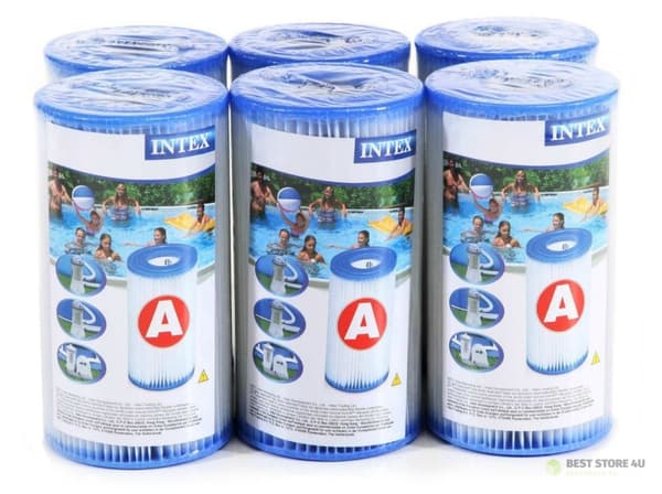 Filter type A - til Intex 29000 poolpumpe - 6 stk.