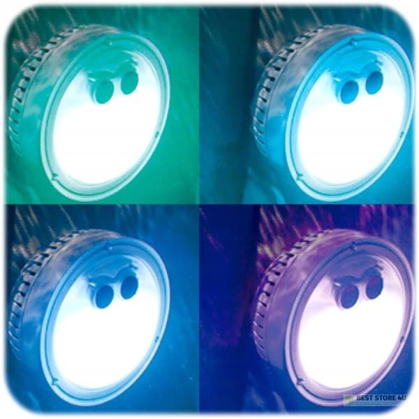 Flerfarvet LED batteridrevet lampe til SPA INTEX 28503