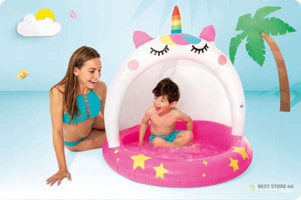 Lastenallas katolla Unicorn INTEX 58438