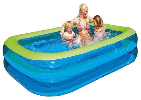 Komplett pool - Happy people pool kit - Happy People77782 - 77782 Familjepool, 247 x 160 x 50 cm
