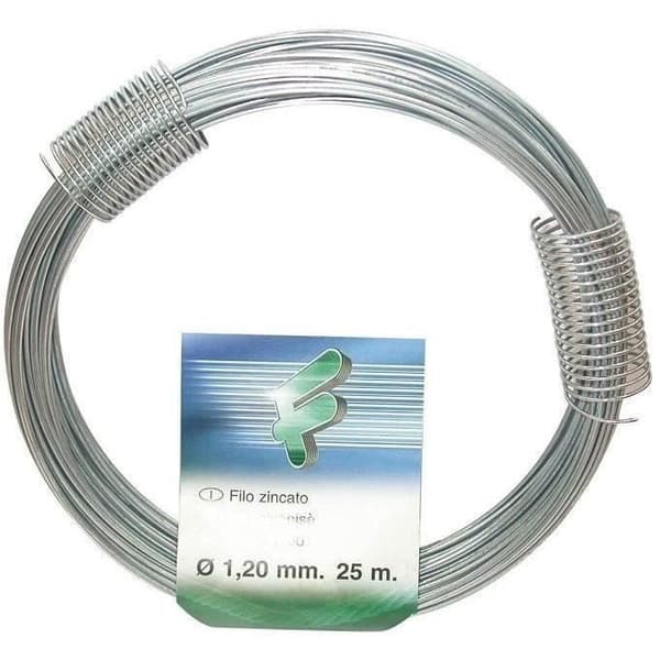 Fil zingué 1,2 mm rulle 25 m sc