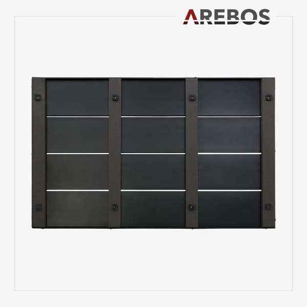 Solar gulvbruseelement - antracit
