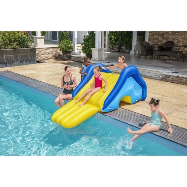 Kæmpe oppustelig rutsjebane - BESTWAY - 52453 - 247 x 124 x 100 cm - 3 år og ældre - 75 kg