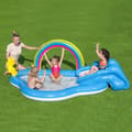 Miniatyrbild 3 av 11: Bestway Uppblåsbar Pool Lekpark Regnbåge 257x145x91 cm +2 År Trädgård 53092