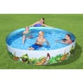 Miniatyrbild 7 av 11: Bestway Styv Barn Pool PVC Dinosaurier 244x46 cm +3 År Trädgård 55001