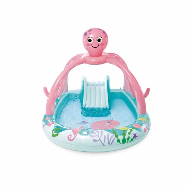 Uppblåsbar plaskpool för barn Intex 229 L Bläckfisk 243 x 183 x 150 cm