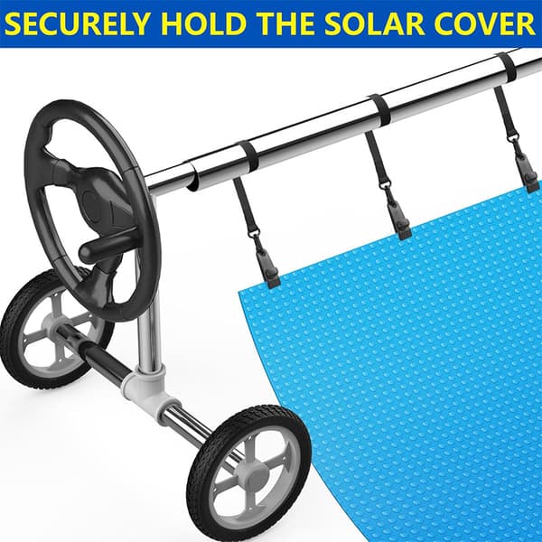 INF Pool Solar Cover Reel Attachment Kit with Straps 6-pack