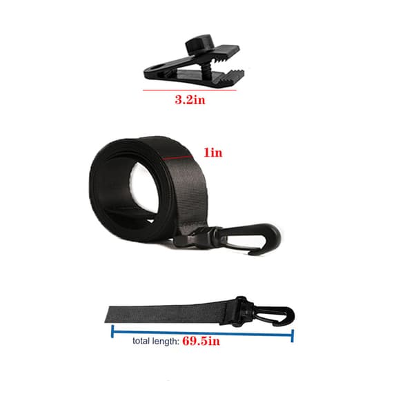 INF Pool Solar Cover Reel Attachment Kit with Straps 6-pack
