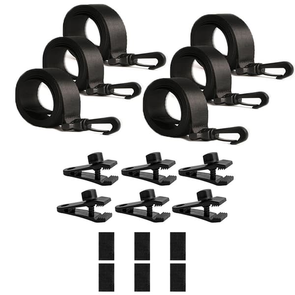 INF Pool Solar Cover Reel Attachment Kit with Straps 6-pack