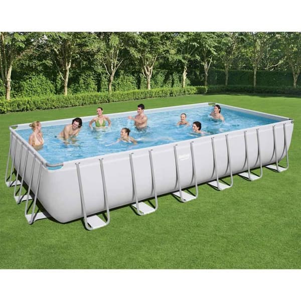 Bestway Pool Power Steel med tillbehör rektangulär 732x366x132 cm