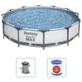 Miniatyrbild 2 av 2: Bestway Pool Steel Pro MAX med tillbehör 366x76 cm