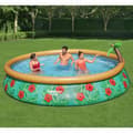Miniatyrbild 1 av 2: Bestway Poolset Fast Set Inflatable Paradise Palms 457x84 cm