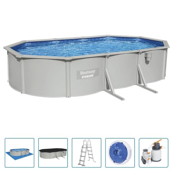 Bestway Ovanmarkspool Hydrium oval 610x360x120 cm