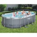 Miniatyrbild 1 av 2: Bestway Ovanmarkspool Power Steel oval 427x250x100 cm
