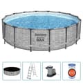 Miniatyrbild 2 av 2: Bestway Pool Power Steel rund 488x122 cm