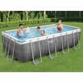 Miniatyrbild 1 av 2: Bestway Pool Power Steel med tillbehör rektangulär 488x244x122 cm