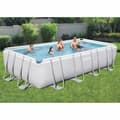 Miniatyrbild 1 av 2: Bestway Pool Power Steel rektangulär 549x274x122 cm