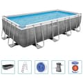 Miniatyrbild 2 av 2: Bestway Pool Power Steel rektangulär 488x244x122 cm