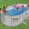 Miniatyrbild 1 av 2: Bestway Pool Power Steel Swim Vista Series set 549x274x122 cm