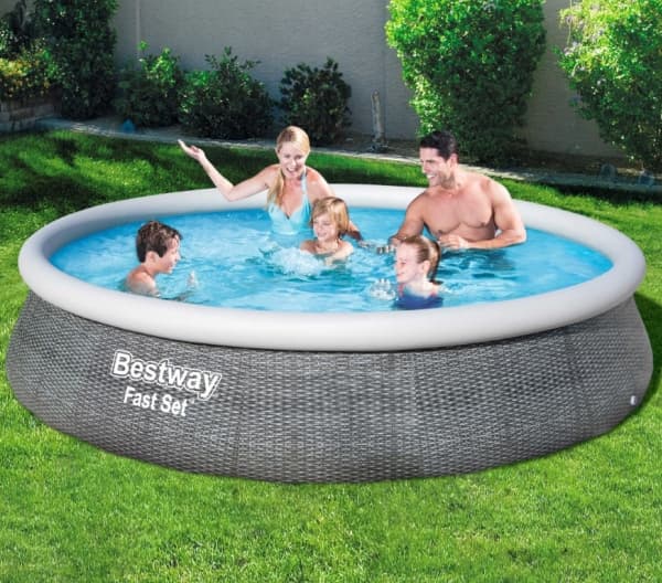 Inflatable pool BESTWAY Fast Set, blue, 7340 l, 396 x 84 cm,