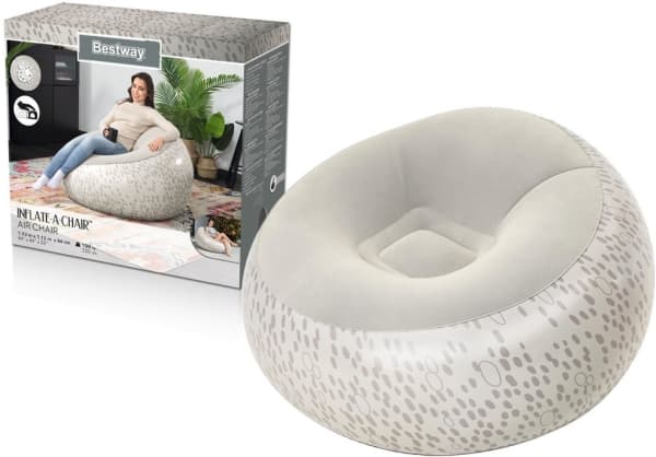 Oppblåsbar stol Grey Bestway 75052
