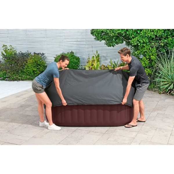 Svømmebassengovertrekk Bestway Lay Z Spa 201 x 80 cm Grå