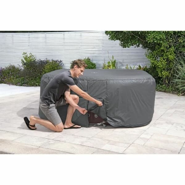 Svømmebassengovertrekk Bestway Lay Z Spa 201 x 80 cm Grå