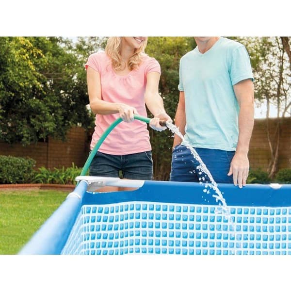 Intex Rektangulär Rampool Utomhuspool Trädgårdspool 91483