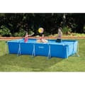 Miniatyrbild 3 av 4: INTEX Tubular Above Ground Pool Kit - Metallram - 450 x 220 x 84 cm - Rektangulär (levereras med pump) - 28274FR