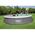 Miniatyrbild 5 av 5: BESTWAY självbärande poolkit ovanjord - Fast Set™ - 457 x 84 cm - Rund (Levereras med pump och filtreringspatron)
