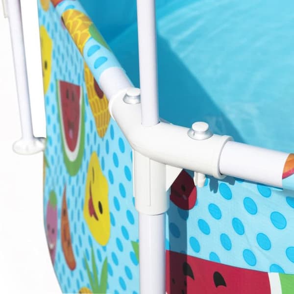 Bestway Splash-In-Shade Tubular Above Ground Barnpool 244x51 cm med takskydd