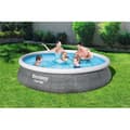 Miniatyrbild 1 av 4: BESTWAY självbärande poolkit över marken - Fast Set™ - 396 x 84 cm - Rund (levereras med en filtreringspump)