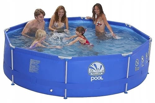 Avenli Trädgårdsställning Pool, Hållbar Konstruktion, Lätt Installation,Blå