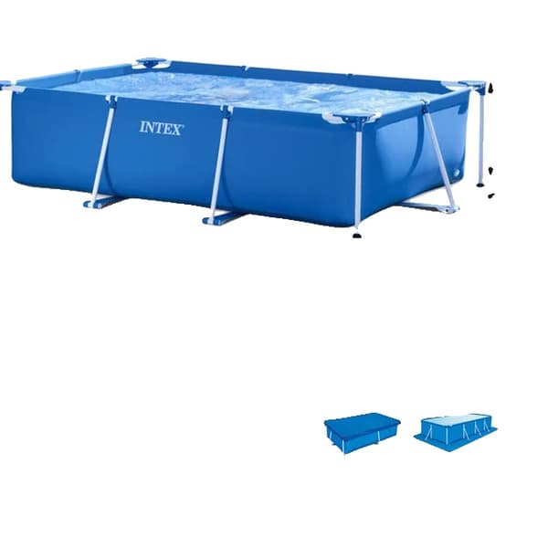 Svømmebassin Røgrack, Metalramme, Stor Beslag,300cm pool sæt J