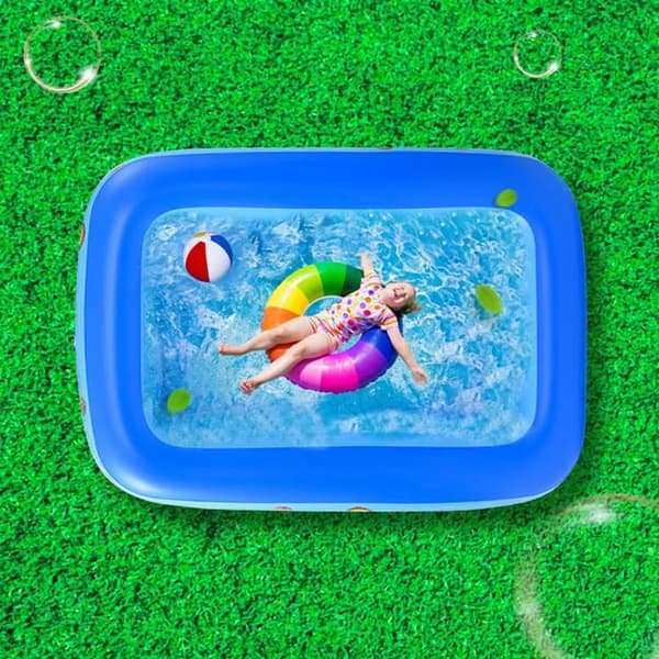 OBOSOE oppustelig pool / swimmingpool for børn / for børn og familier - rektangulær