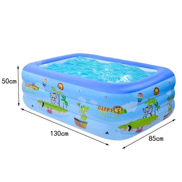 OBOSOE oppustelig pool / swimmingpool for børn / for børn og familier - rektangulær