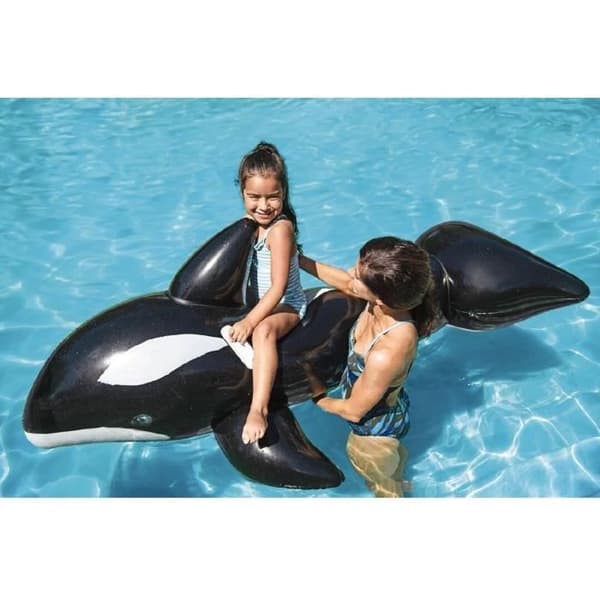 BESTWAY - Ride-on bøje - Spækhugger - 203x102cm