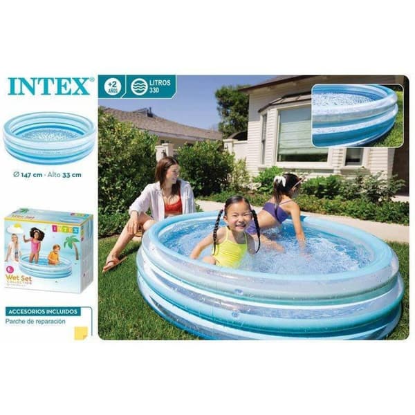 Uppblåsbar plaskpool för barn Intex 147 x 33 cm