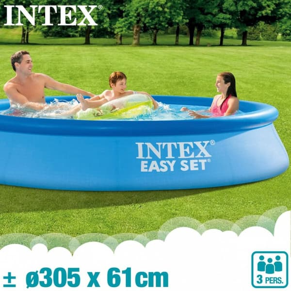 Oppustelig Pool Intex 28118NP 3077 L 305 x 61 x 305 cm