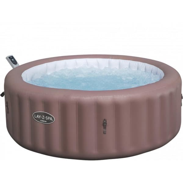 Bestway Lay-Z-Spa Hawaii Smart AirJet 6 utomhusspapool, Terrakotta, 196 cm x 71 cm